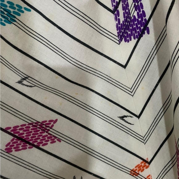 Vintage 80’s Barboglio Cristina and Jan abstract striped multicolor dress sz 8 - Picture 9 of 10